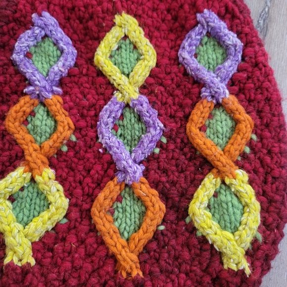 Crochet Red Bag/Purse - Picture 4 of 7